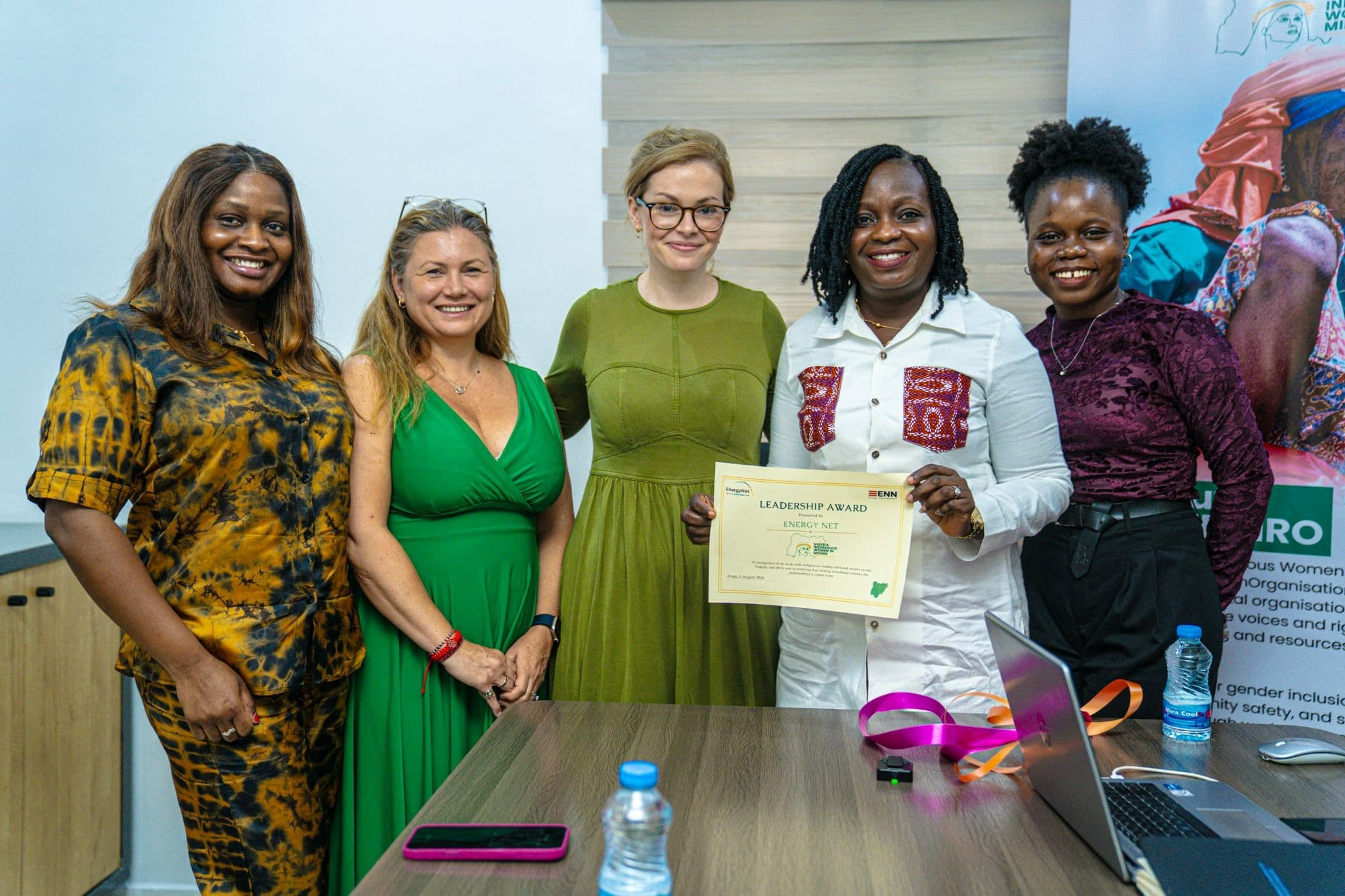 UK-based organisation honours NIWIMNRO for outstanding contributions in women mining sector