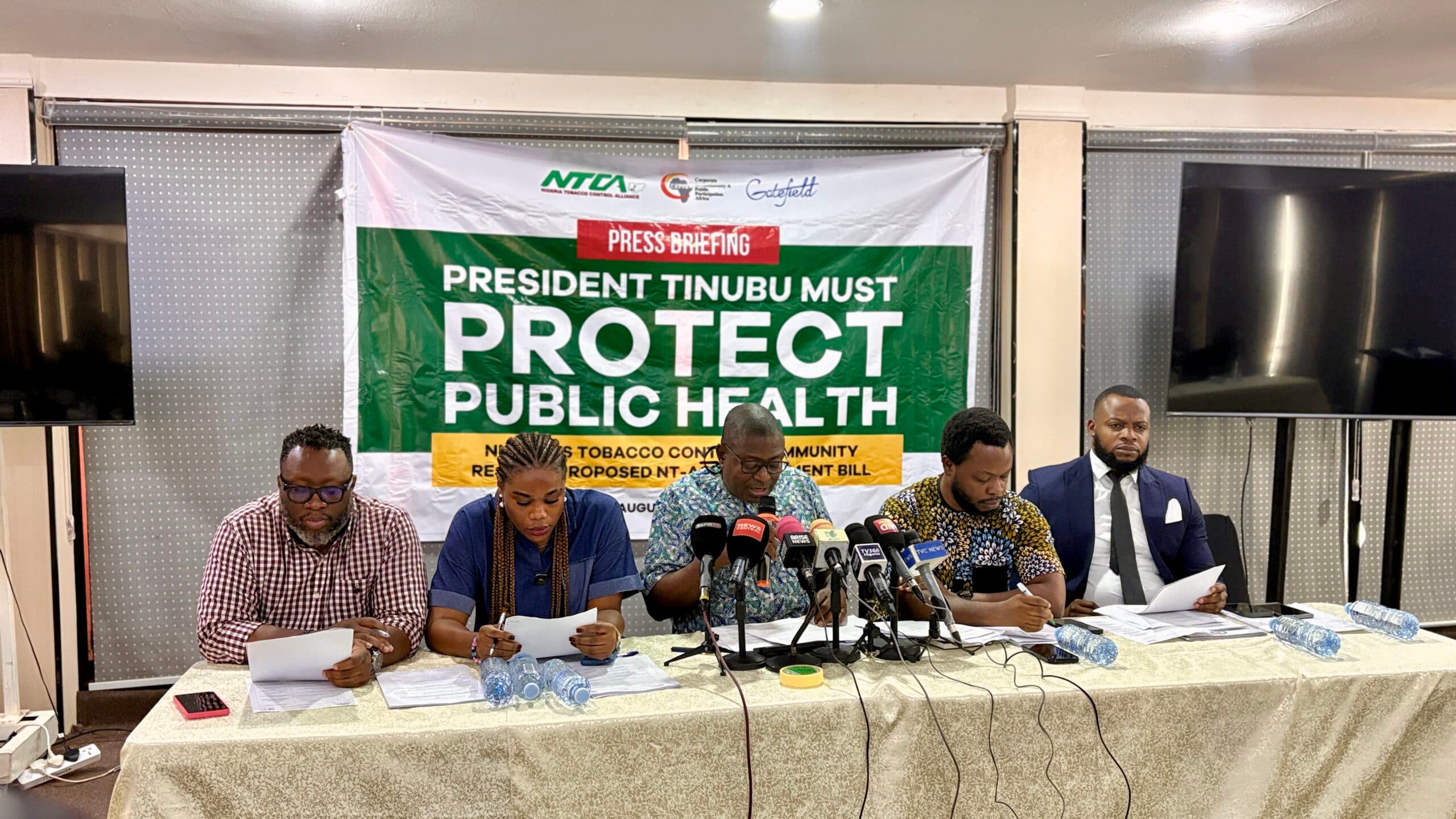 Groups urge Tinubu to reject tobacco control amendment, demand fresh legislative review