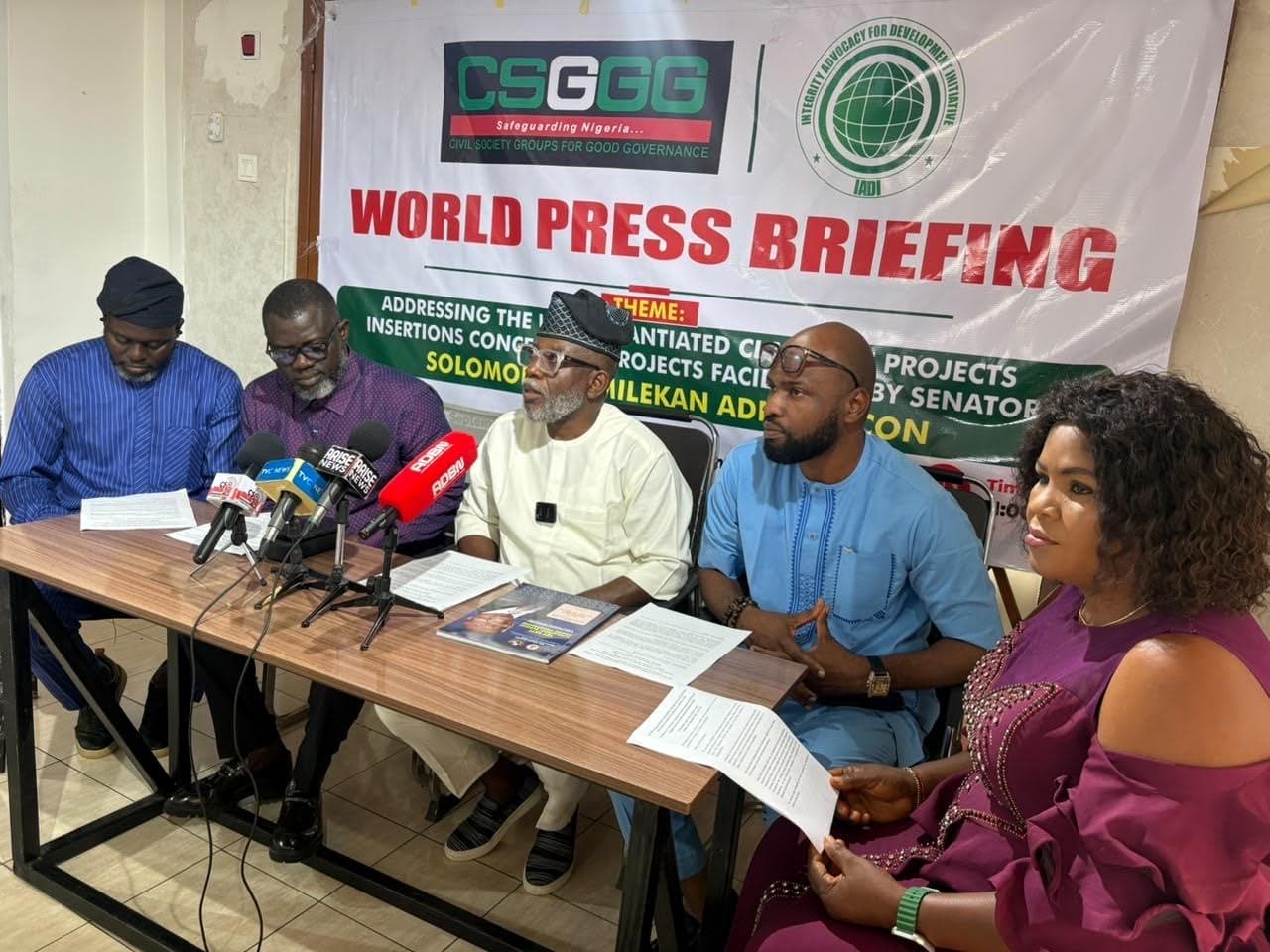 CSOs demand evidence over allegations against Adeola, say projects must be independently verified