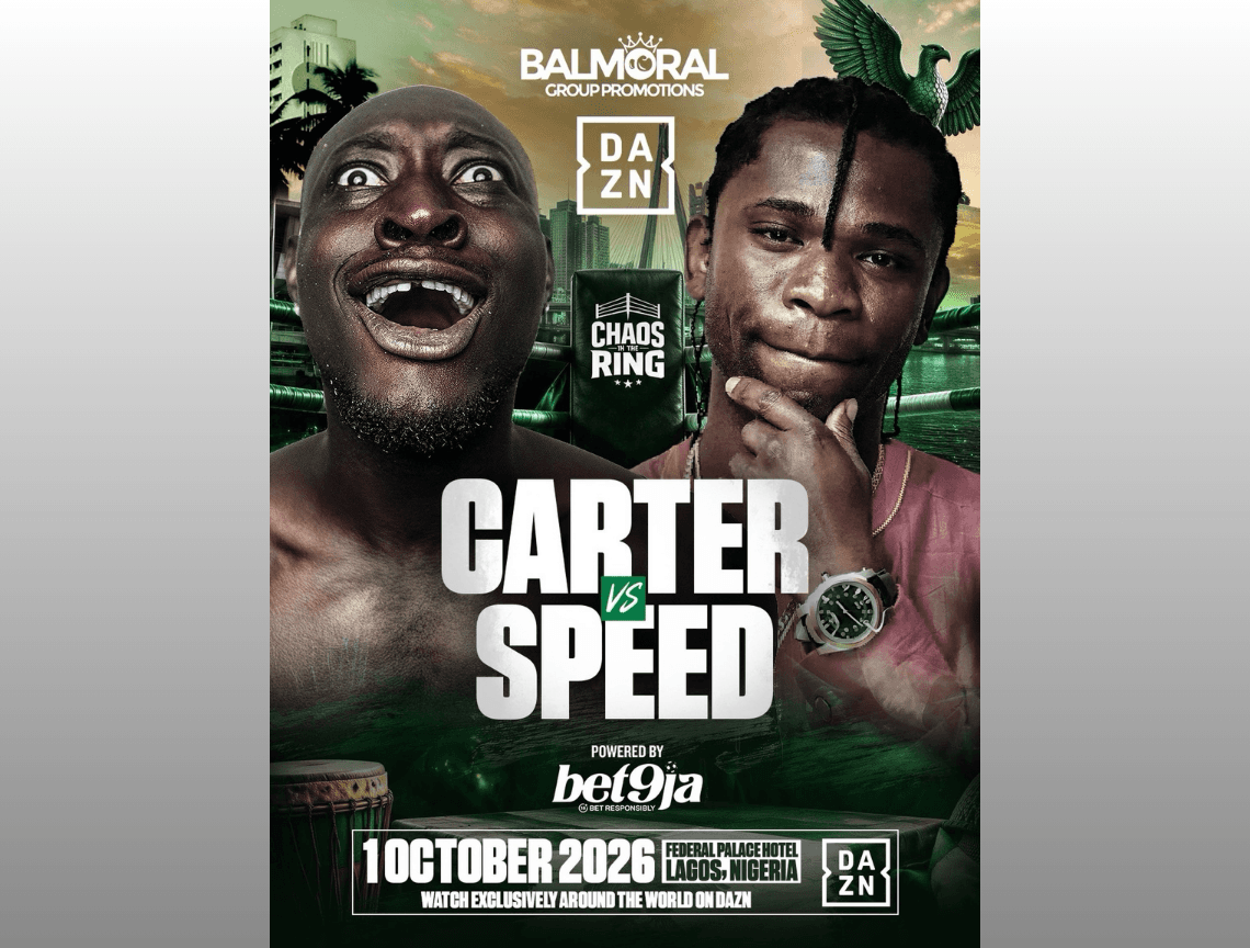 Carter Efe, Speed Darlington to clash in celebrity boxing bout