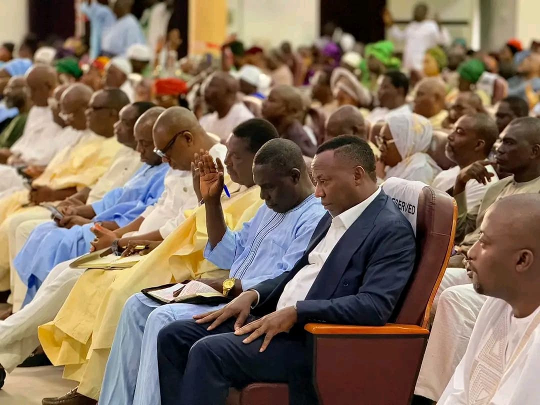 Adeboye prayed for him at private meeting after thanksgiving service