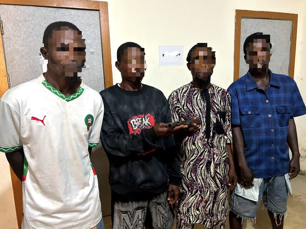 Police arrest four for alleged cultistism, recover gun in Lagos