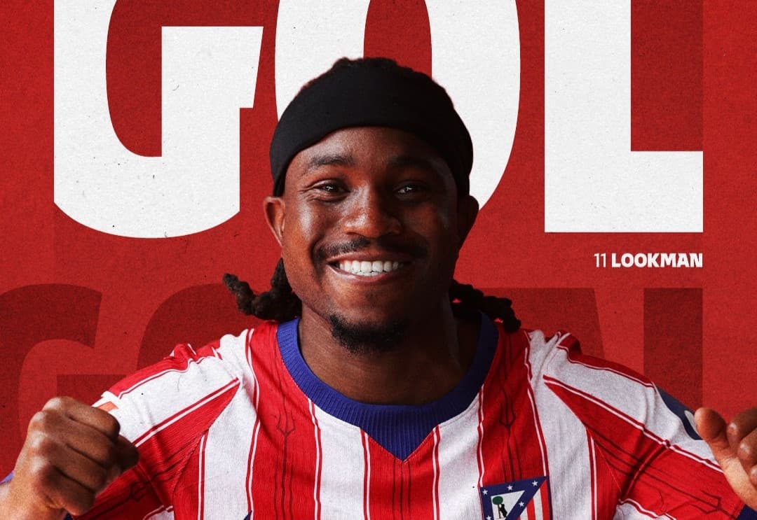 UCL Roundup: Lookman scores as Atletico beat Man United, Osimhen falls to Barca