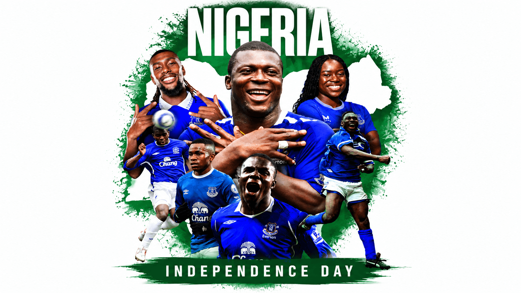 Nigeria @66: Everton leads European clubs in Independence Day tributes