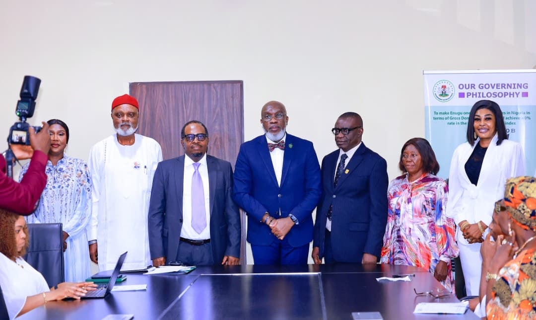Mbah inaugurates reconstituted Civil Service Commission, governing councils of ESUT, IMT, others