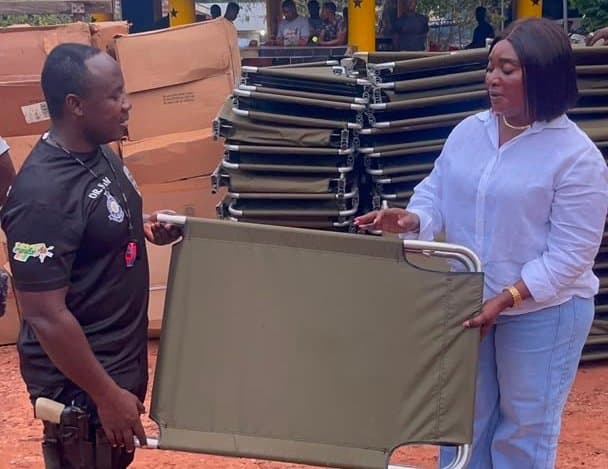 Eastern Regional Minister donates 400 beds to Police Training Centre at Huhunya