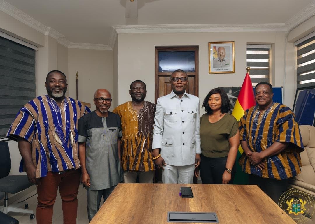 DKFC leadership pays courtesy call on Sports Minister Kofi Adams