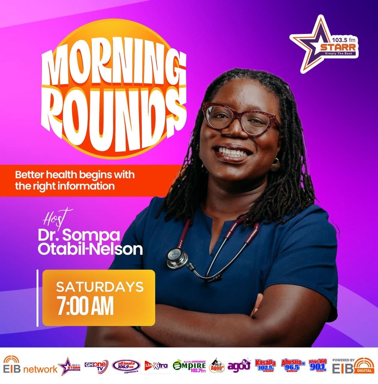 Starr FM set to premiere ‘Morning Rounds with Dr Sompa’ on September 5