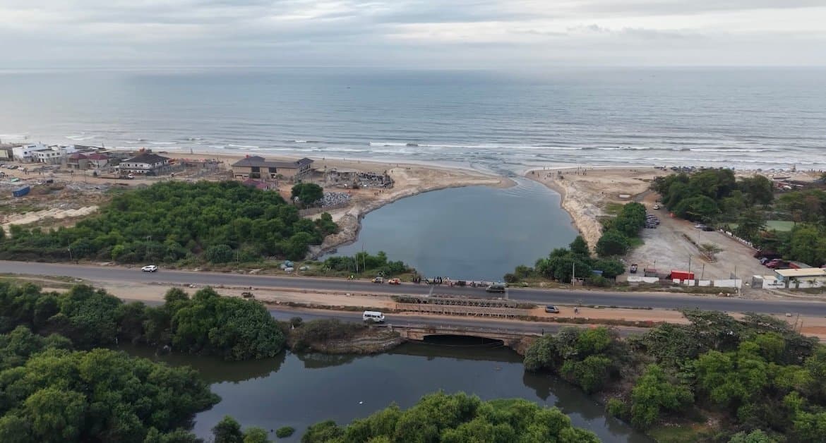 Kpeshie Lagoon clearing enters enforcement phase as task force demolishes illegal structures at Laboma Beach