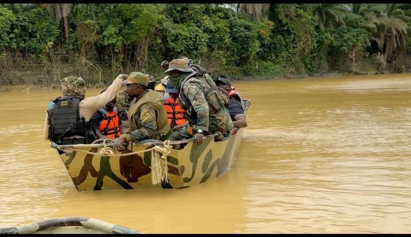 Ankobra River cleared of changfan machines as government troops intensifies fight against galamsey