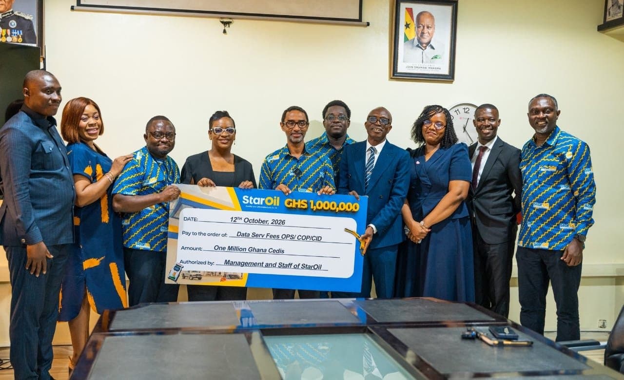 Star oil donates GH¢1 million towards CID’s ultra-modern office complex