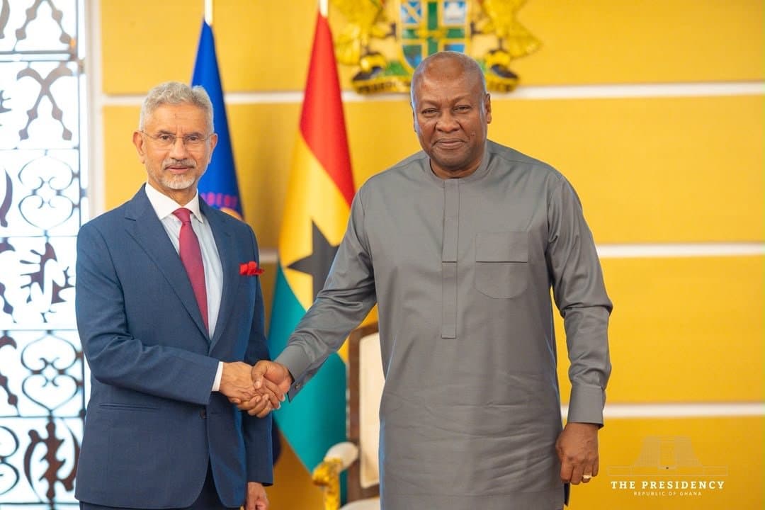 Mahama, Jaishankar discuss Ghana-India trade, rail and pharmaceutical cooperation