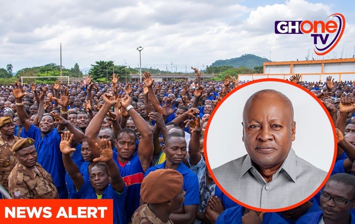 President Mahama pardons 863 prisoners in commemoration of Ghana’s 70th independence anniversary