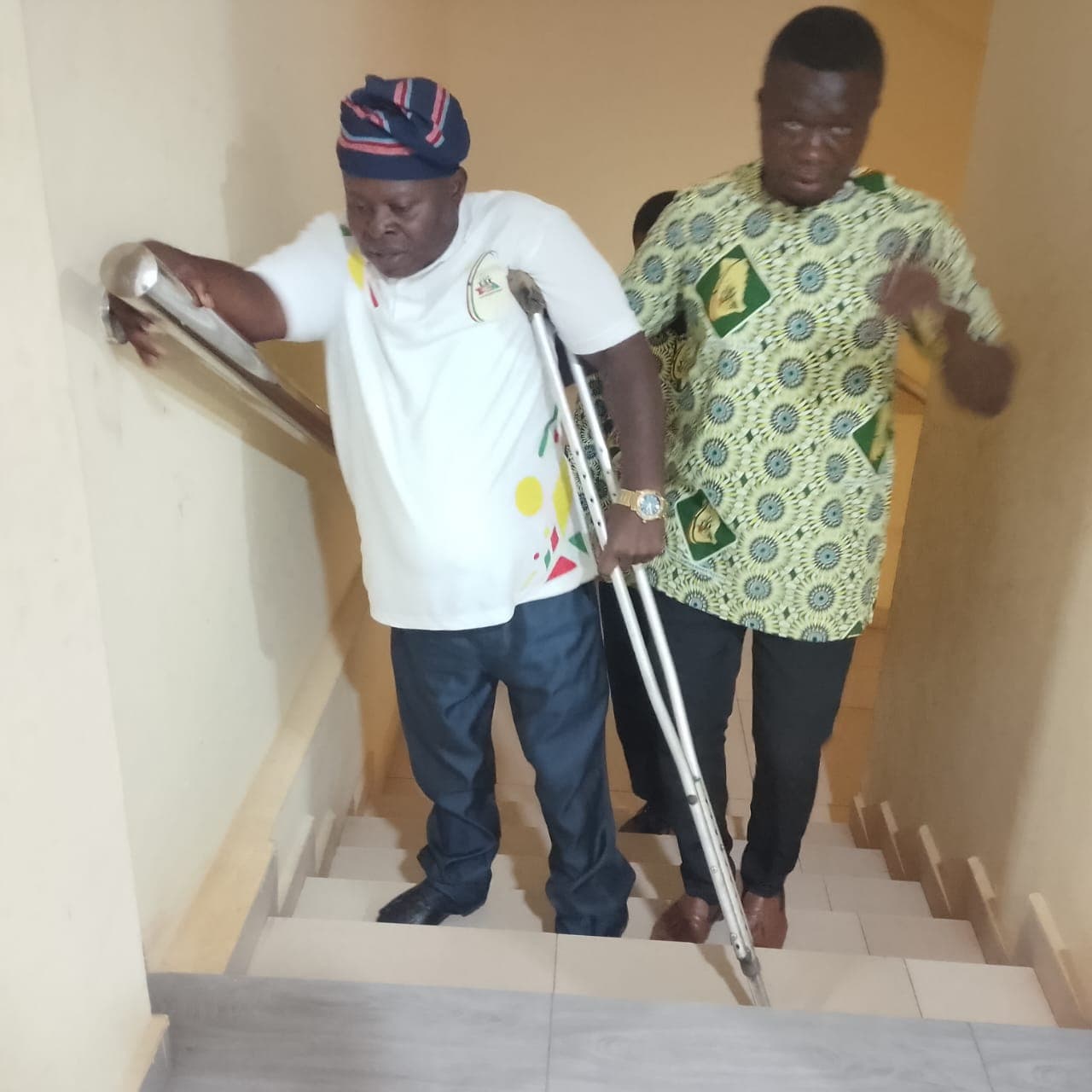 Physically challenged person pushes strict enforcement of Disability Act  