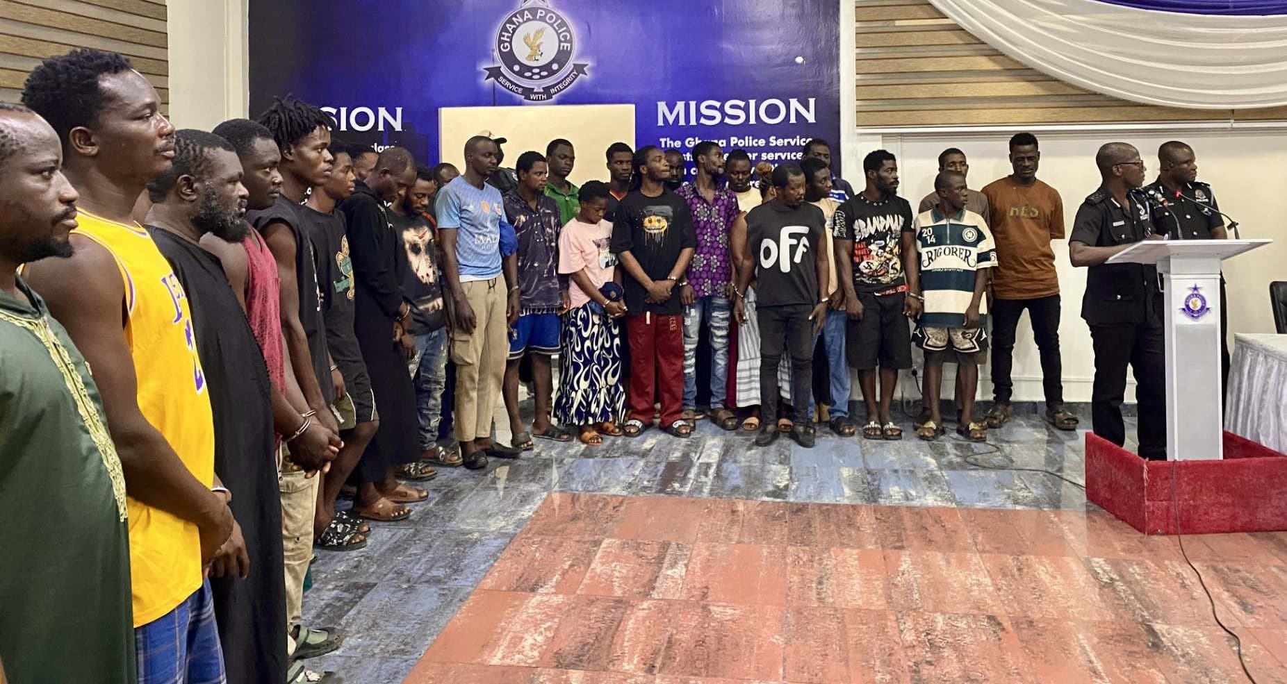 Police arrest suspects over murder, bank robberies, gold-related attacks 