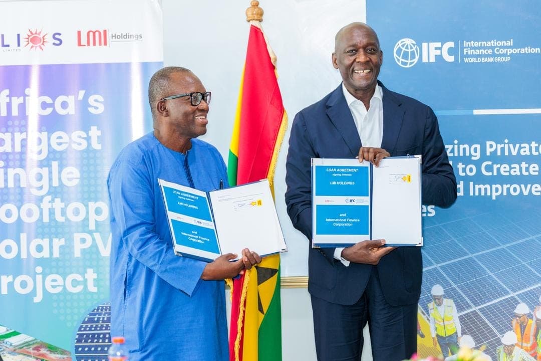 IFC-LMI Holdings partnership expands renewable energy for Ghana industries