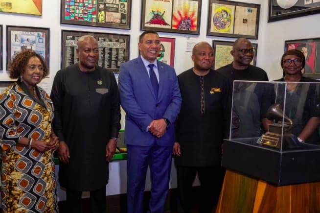 President Mahama tours Bob Marley Museum with Jamaican Prime Minister