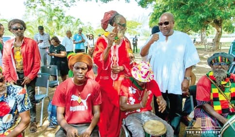 President Mahama concludes Jamaica visit with Seville Heritage Park tour 