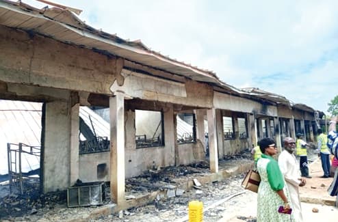 Fire guts girls’ dormitory at Wa Islamic SHS, 138 students displaced