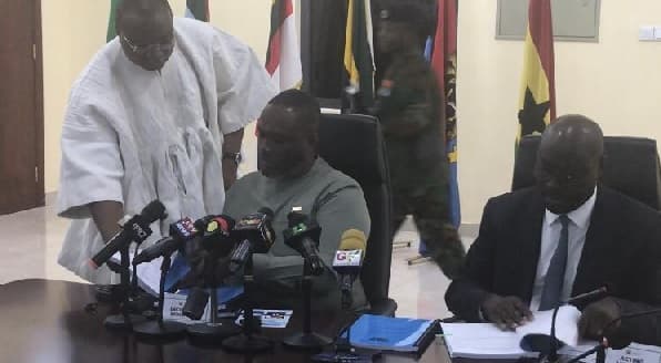 Kenneth Gilbert Adjei. takes over as Minister of Defence from Ato Forson