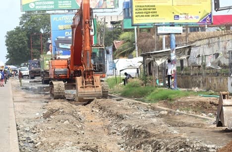 Hansonic Junction drainage work commences  