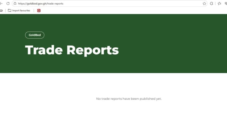 Civil society organisation demands answers from GoldBod over 'missing' trade reports from website