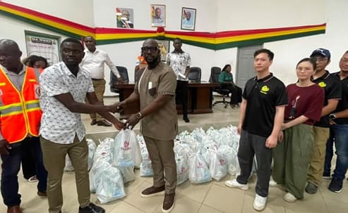China Mall donates GH¢50,000 relief items to flood victims