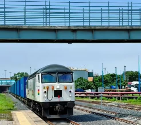 See the new rail freight locomotive acquired by Ghana Railway, the reactions, and the response