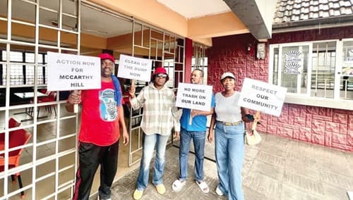 McCarthy Hill residents call for removal of dumping site