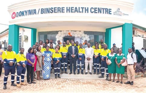 Mining firm inaugurates 2 health facilities for Obuasi residents 