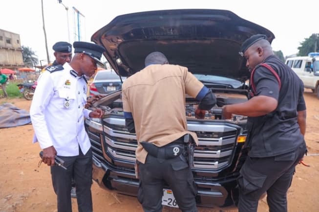 Police intercept 1,054 vehicles in Greater Accra over illegal sirens