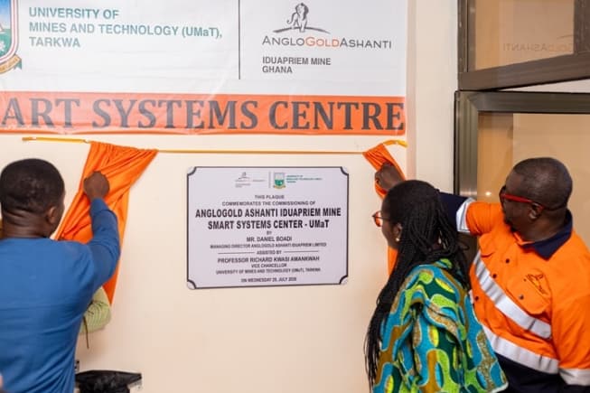 AngloGold Ashanti opens US$750,000 smart technology centre at UMaT