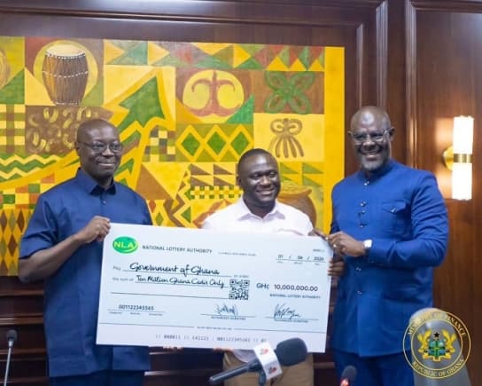 NLA presents GH¢10 million dividend, Finance Minister says more needed