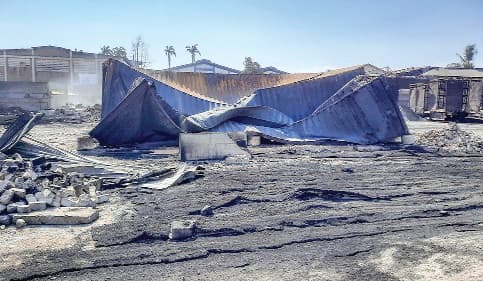 Aftermath of North Industrial Area fire affected traders count their cost