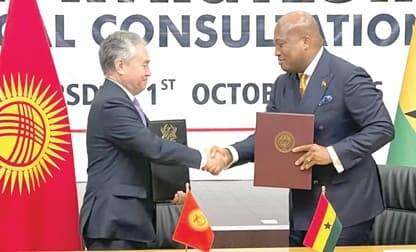 Kyrgyzstan eyes Ghana as gateway to West Africa -Foreign Minister Kulubaev