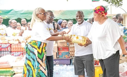Immanuel Temple donates to Motherly Love Orphanage