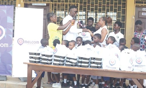 Melcom Care Foundation feeds Osu Children’s Home