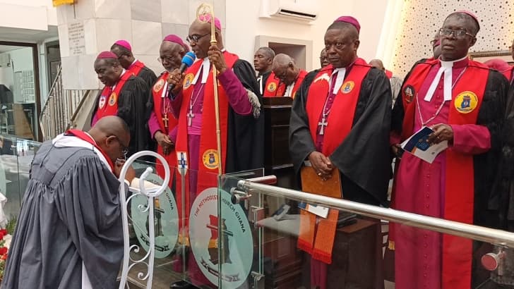 Alfred Sakyi Inducted as Methodist Church Lay President
