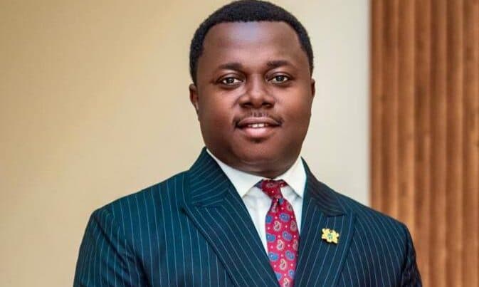 Ntim Fordjour cuts sod for construction of modern astro turf at Assin Manso