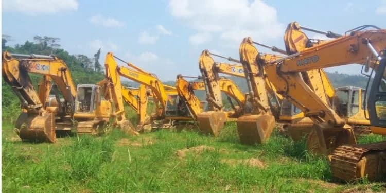 Over 4,000 excavators held at ports under new galamsey control measures – Lands Minister reveals