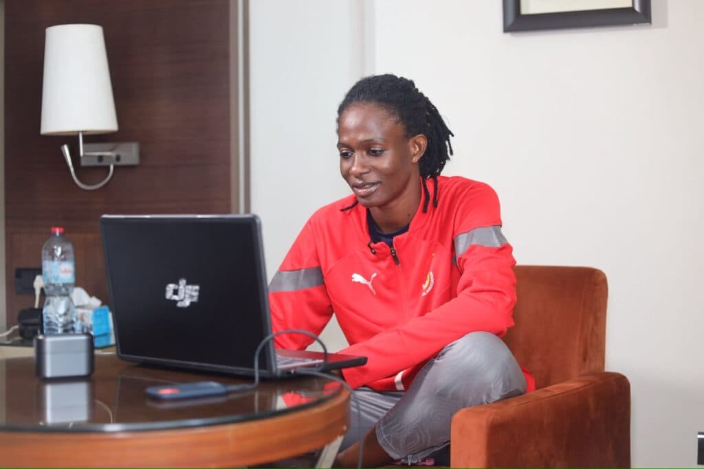 Black Queens’ Cynthia Konlan advocates for goalkeeping development at CAF ‘Stars Spotlight’ webinar