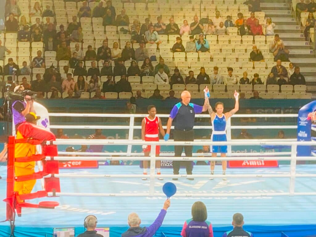 Glasgow 2026: Ramatu Quaye eliminated after round 16 Flyweight loss to Canada’s Wall Amber-Jane