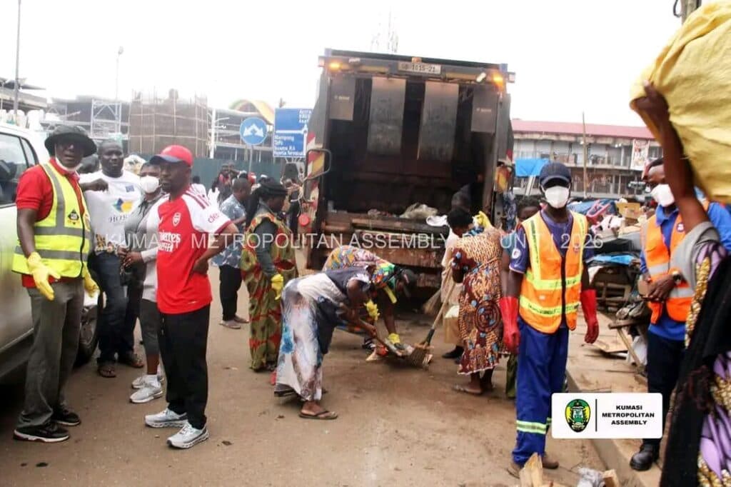 KMA increases sweeper monthly wages from Gh₵250 to Gh₵800