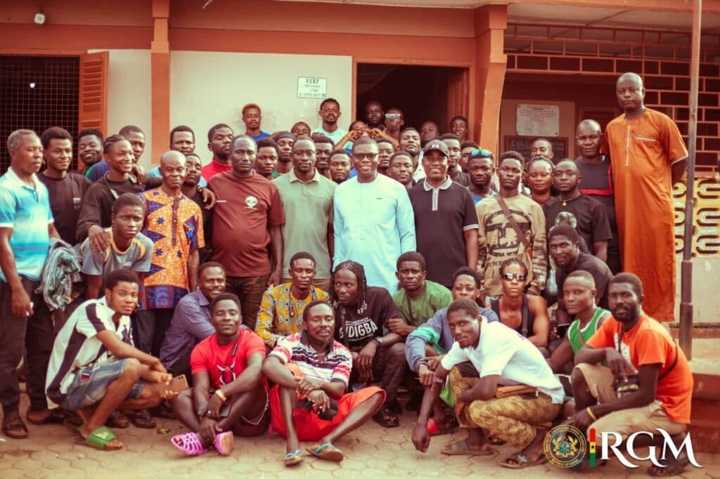 Richard Gyan Mensah engages drivers, Okada riders on road safety in Gomoa West