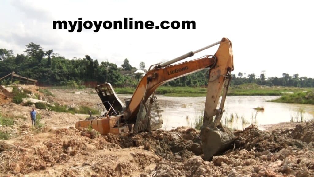 REGSEC impounds 9 excavators in Obuasi anti-galamsey operation