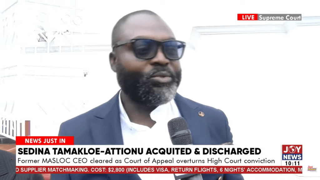 ‘Victory for the rule of law’ — Sedina Tamakloe-Attionu’s lawyer reacts to acquittal