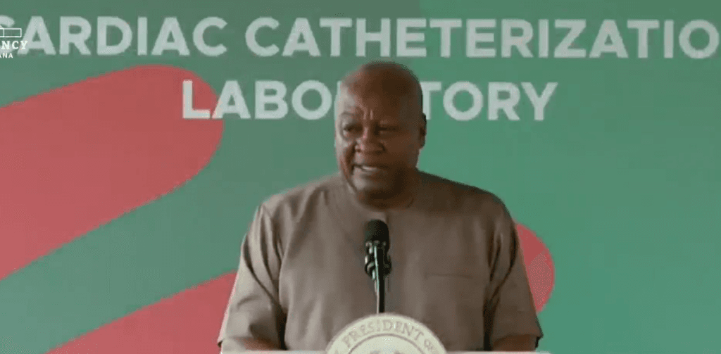 Korle Bu’s new Cath Lab marks ‘better recovery’ after 2025 fire setback – Mahama
