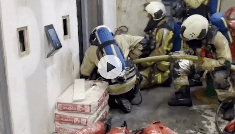 Several found dead in lift shaft after fire in central Brussels building