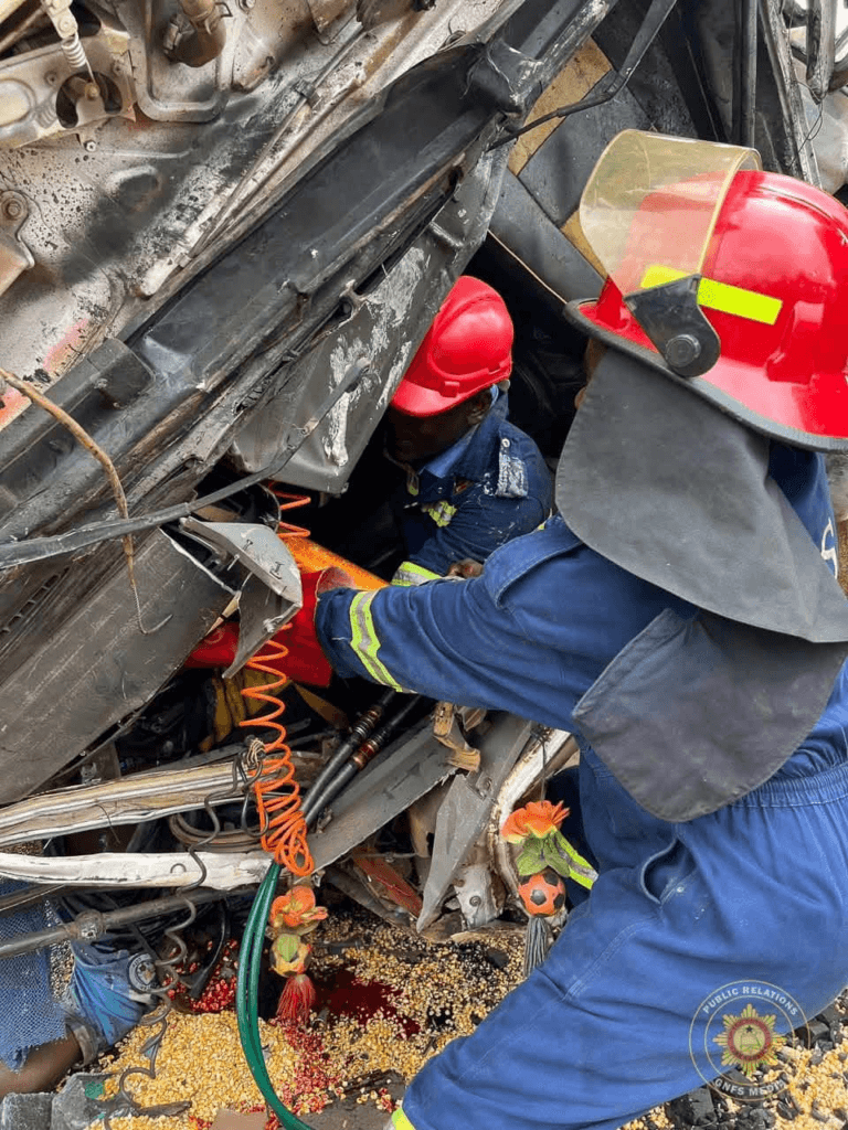 Two die, two injured in gory Asuboi crash on Accra-Kumasi Highway