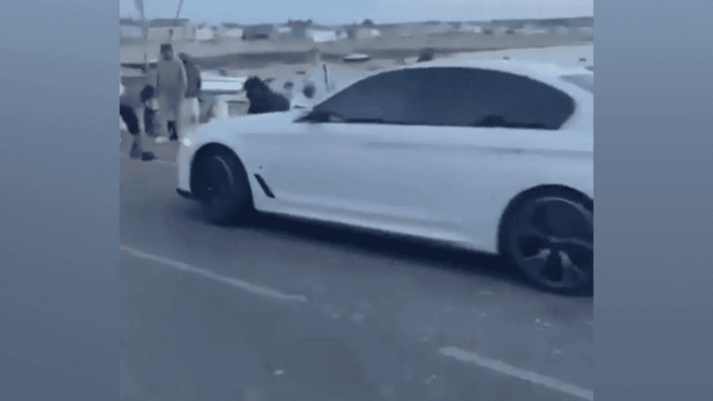 Man charged over incident where car rams into crowd